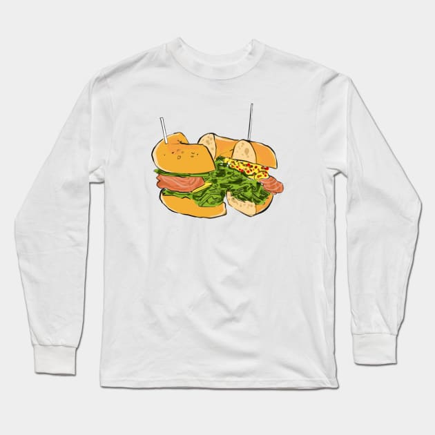 Bagel Long Sleeve T-Shirt by Just beautiful